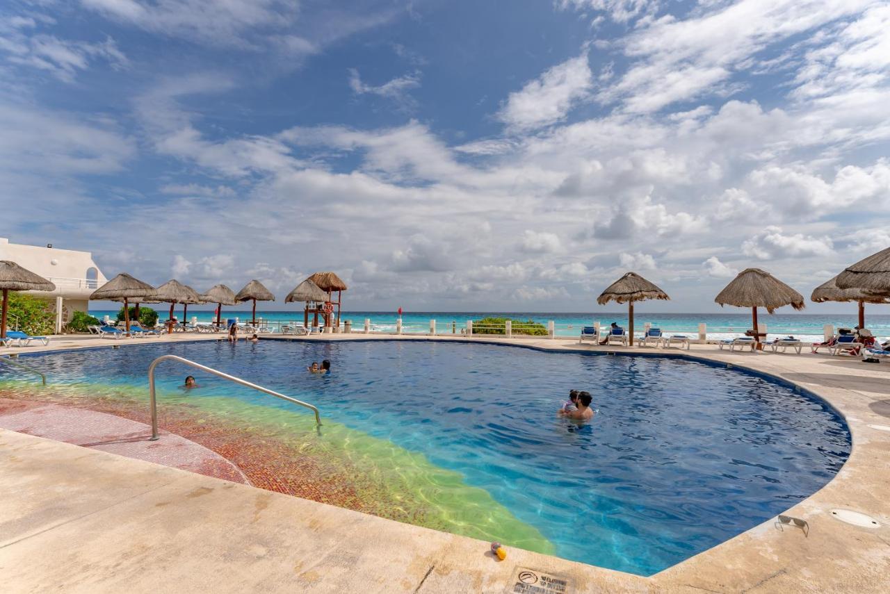 Amazing Caribbean Ocean View At Villas Marlin In Cancún Exteriör bild