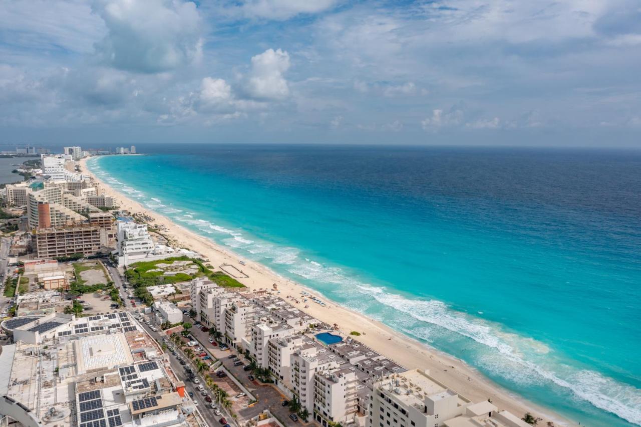 Amazing Caribbean Ocean View At Villas Marlin In Cancún Exteriör bild