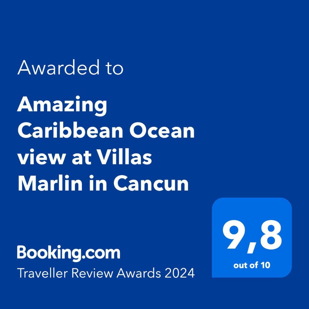 Amazing Caribbean Ocean View At Villas Marlin In Cancún Exteriör bild