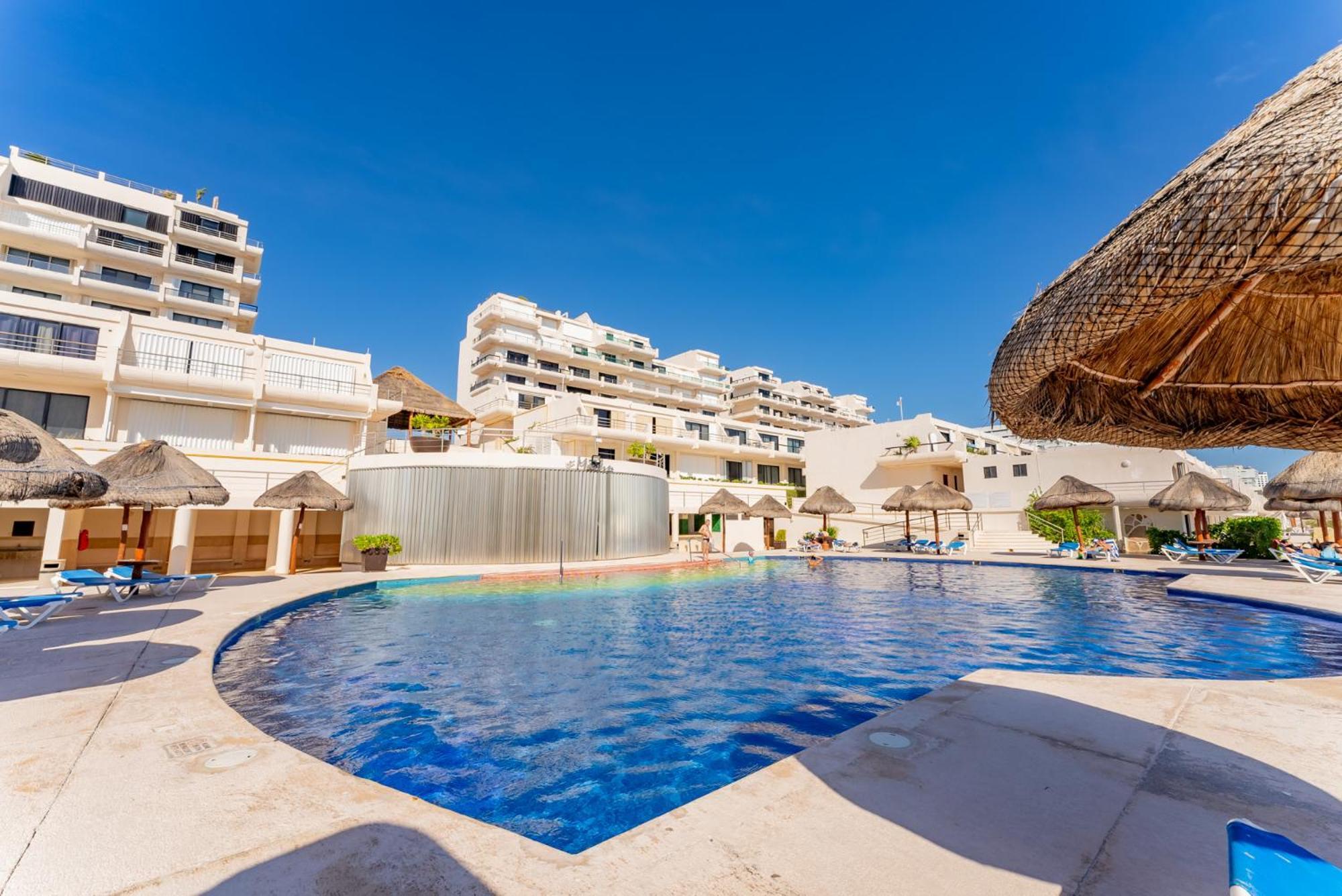 Amazing Caribbean Ocean View At Villas Marlin In Cancún Exteriör bild