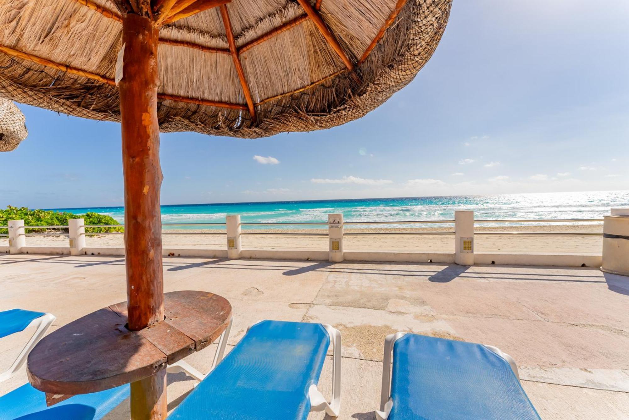 Amazing Caribbean Ocean View At Villas Marlin In Cancún Exteriör bild