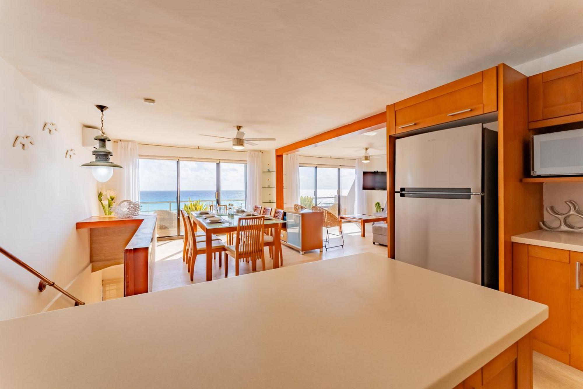 Amazing Caribbean Ocean View At Villas Marlin In Cancún Exteriör bild