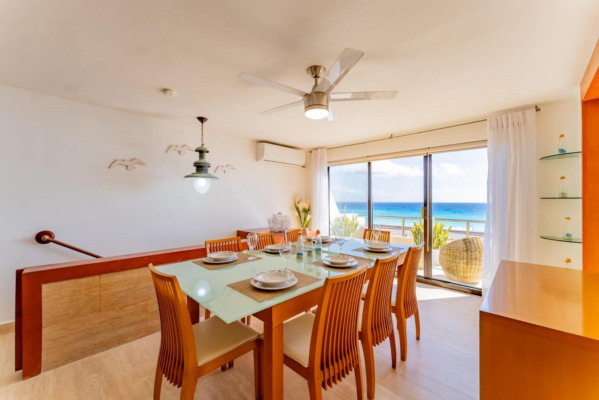 Amazing Caribbean Ocean View At Villas Marlin In Cancún Exteriör bild